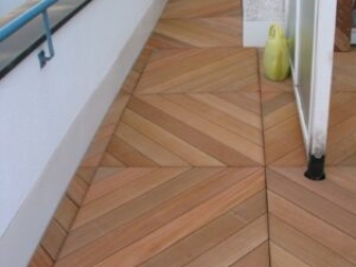 Holzfliesen Bangkirai