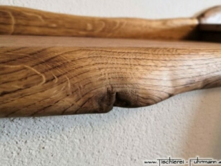 Eiche Massivholz mit Naturkante