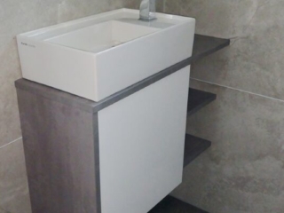 Gäste WC in Betonoptik