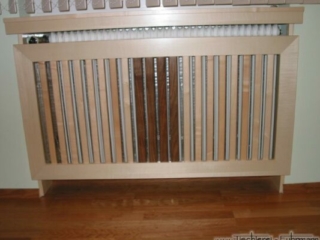 Ahorn Heizk&ouml;rperverbau mit Nuss