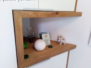 Vorzimmer Regal in Eiche