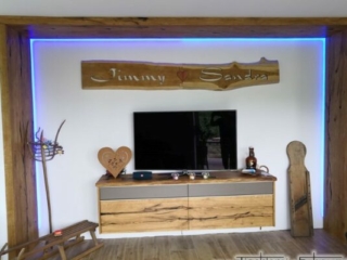 Wohnzimmer in Asteiche und Risseiche